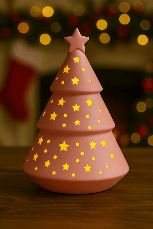 3D Printed Christmas Tree Decoration with LED Lights - Nuqta 3D Studio - Nuqta 3D Studio