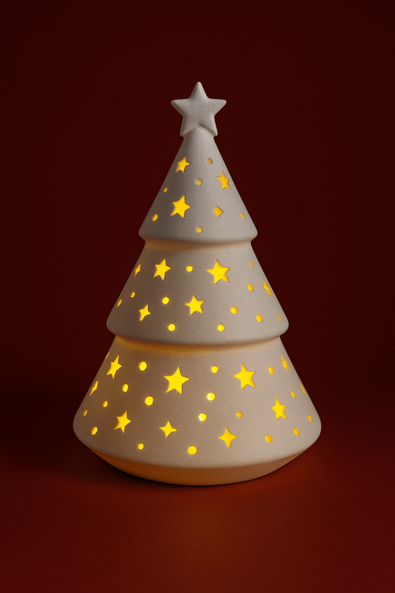 3D Printed Christmas Tree Decoration with LED Lights - Nuqta 3D Studio - Nuqta 3D Studio