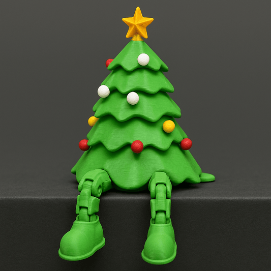 Adjustable Christmas tree with flexible legs - Nuqta 3D Studio - Nuqta 3D Studio