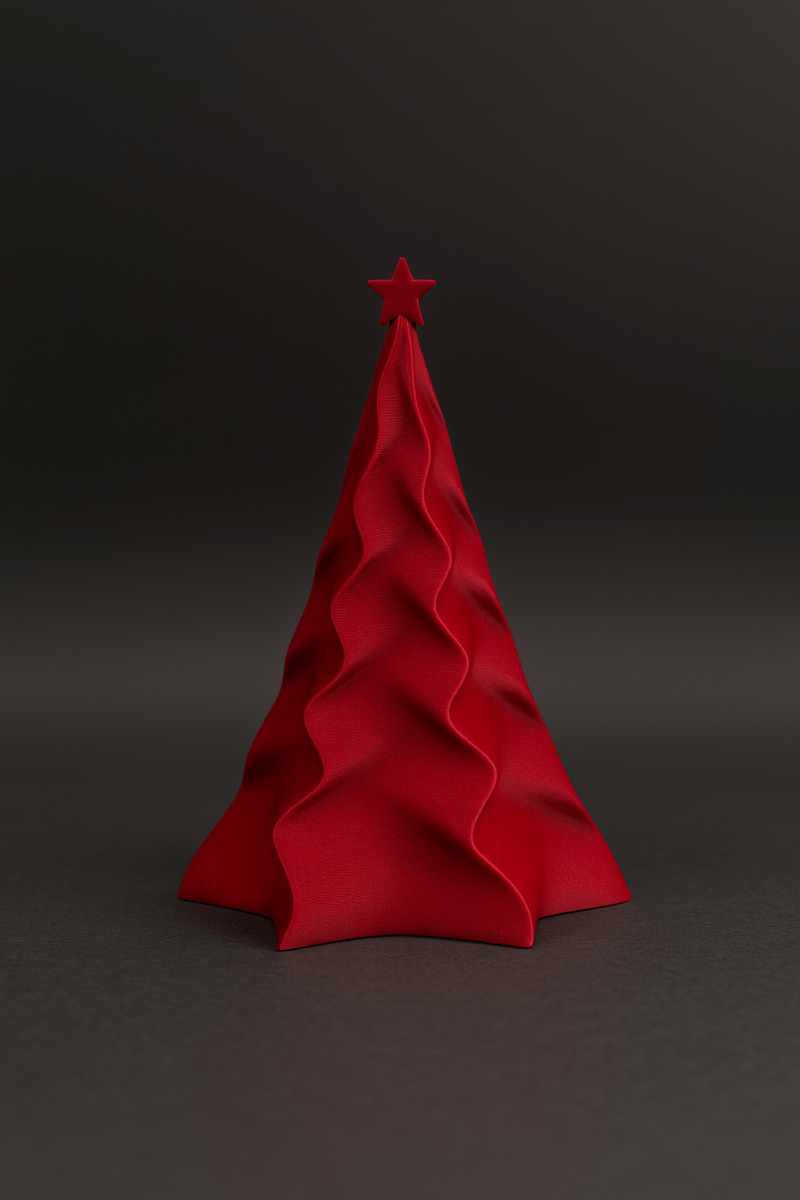Spiral 3D Printed Christmas Tree - Modern Holiday Decoration - Nuqta 3D Studio - Nuqta 3D Studio